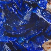 Azurite with Quartz