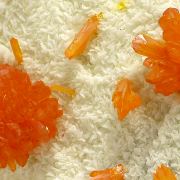 Orpiment, dolomite