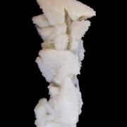 Quartz ps. after Calcite and Stibnite, Fluorite