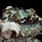 Copper with Quartz and Malachite