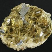 Tetrahedrite with Chalcopyrite on Siderite