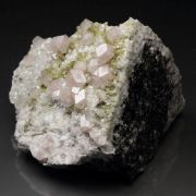 gemmy PINK GARNET var. GROSSULAR, DIOPSIDE
