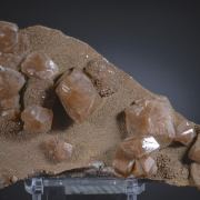 Calcite - Hematite included 