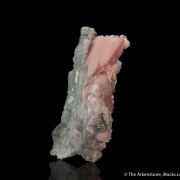 Rhodochrosite on Quartz