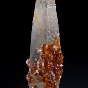 Spessartine on Quartz