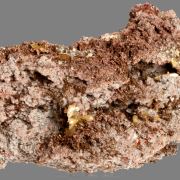 Crystallized Copper with Mimetite on Smithsonite.