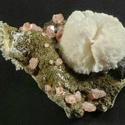 Calcite and Rhodochrosite with Sphalerite