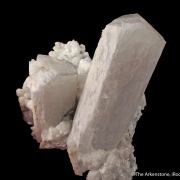 Microcline with Beryl var. Aquamarine