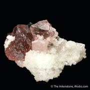 Pink Fluorite with Calcite, Clinochlore and Prehnite