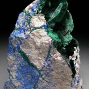 Malachite after Azurite