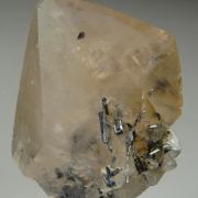 Calcite with Stibnite inclusions