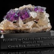 Phantom Fluorite, Strontianite & Calcite
