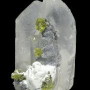 Sphalerite, quartz, talc, lollingite