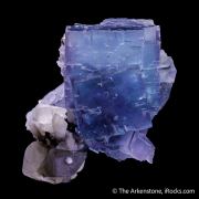 Fluorite with Calcite