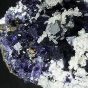 Fluorite with Calcite and Barite