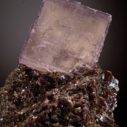 Fluorite on Sphalerite