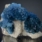 Cavansite on Stilbite