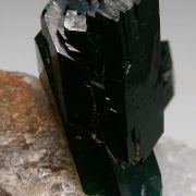Dioptase on Quartz
