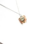 Raw Fluorite necklace. 17.19 ct.