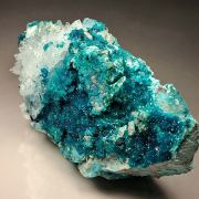 DIOPTASE, reverse scepter QUARTZ