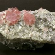 Fluorite on Quartz