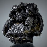 Elbaite - etched dark green tourmaline