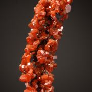 Vanadinite -on stalactitic Goethite/ Hollandite