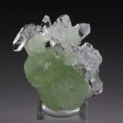 PREHNITE, QUARTZ