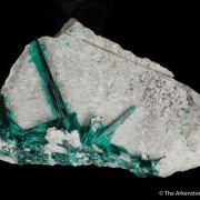 Brochantite (2 generations)