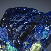 Azurite with Arsentsumebite, Malachite etc.