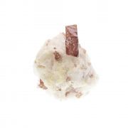 Spinel (3 twins!) on matrix
