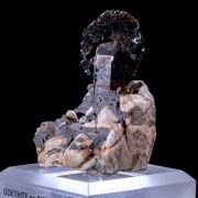 Goethite Spray on Smoky Quartz & Microcline