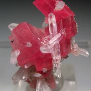 Rhodochrosite with Quartz