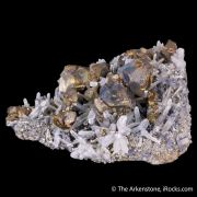 Chalcopyrite on Quartz