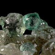 Fluorite with Elbaite and Schorl