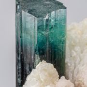Indicolite on Albite