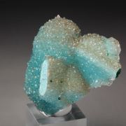 CHRYSOCOLLA pseudomorph, QUARTZ