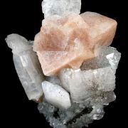 Chabazite on Heulandite