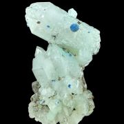 Quartz, plancheite, calcite