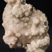 Smoky Quartz, Manganocalcite, Pyrite and Calcite