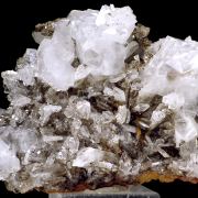 Calcite, hemimorphite
