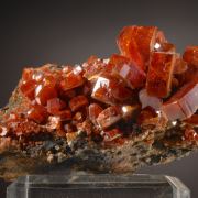 Vanadinite -fine deep red