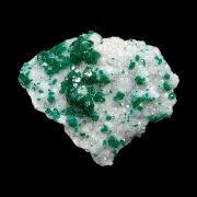 Dioptase, calcite TSUMEB