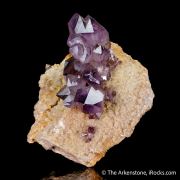 Quartz var. Amethyst on Matrix