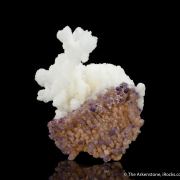 Fluorite on Calcite with Aragonite