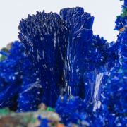 Azurite with Quartz