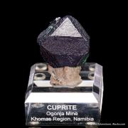 Cuprite with Malachite