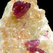 Roselite, calcite