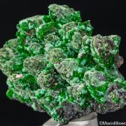 Olivenite, Conichalcite on Goethite after Calcite