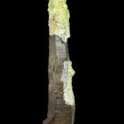 Opal var. hyalite, smoky quartz